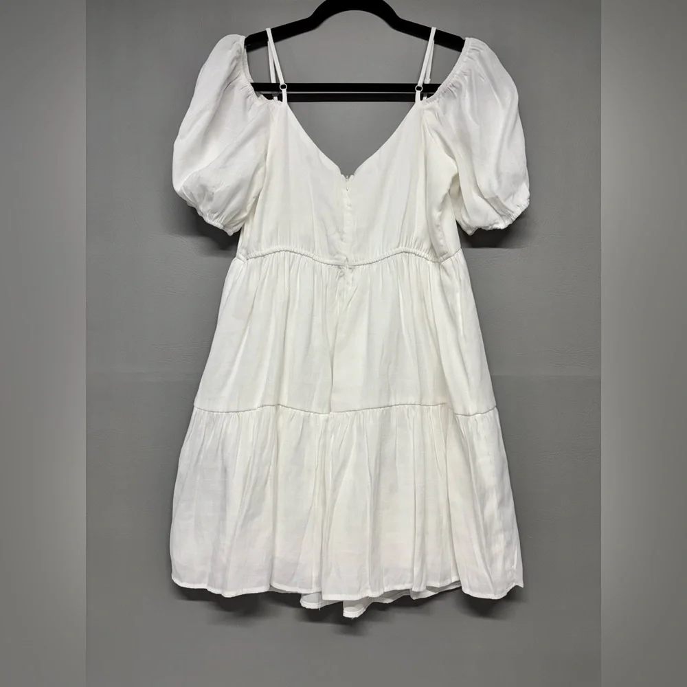 ✨HYFVE White Mini Dress Size M